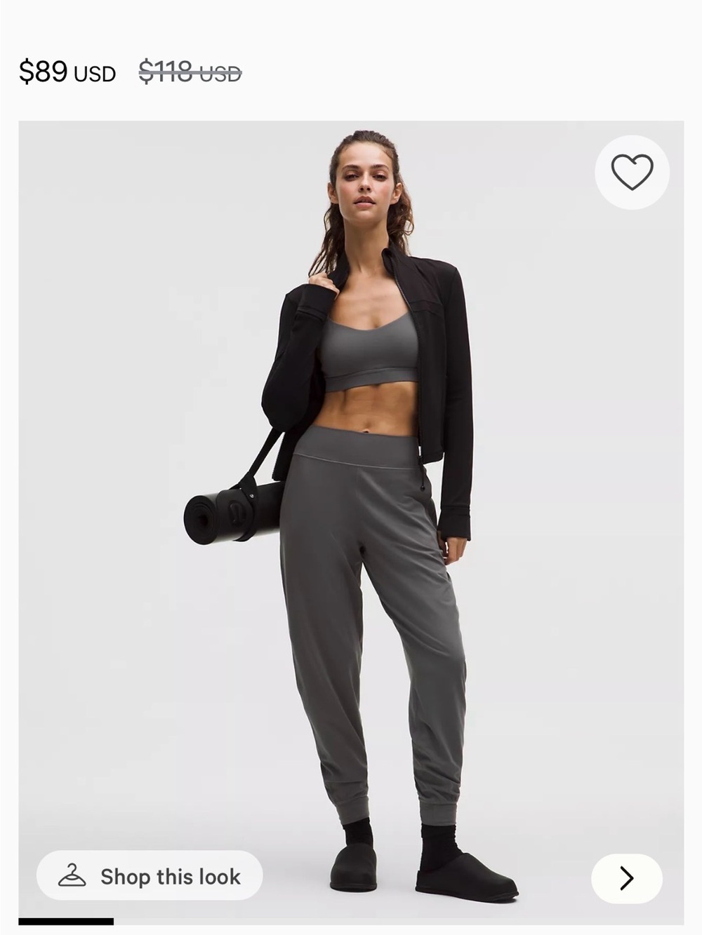 lululemon athletica Women's align black Joggers